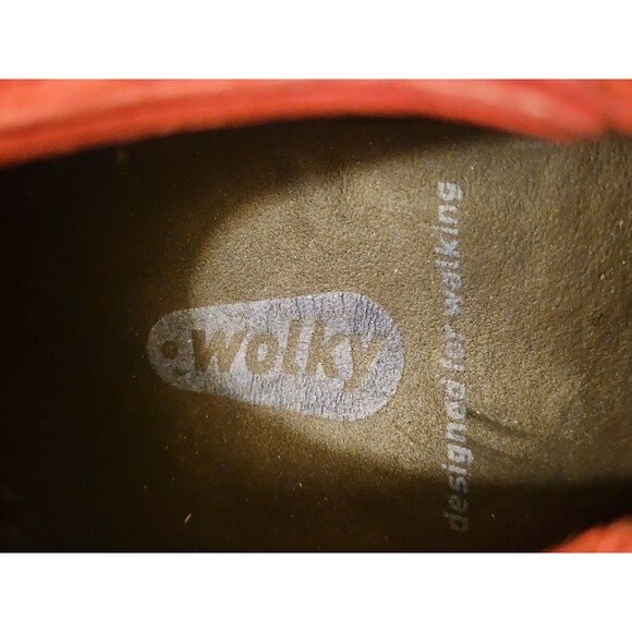 Wolky Leather Comfort Shoes Size EU 41 Red Mary Jane Open Toe - Picture 8 of 8